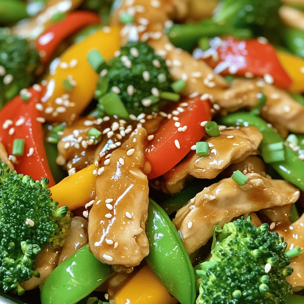 Honey Garlic Chicken Stir-Fry Fast and Flavorful Meal