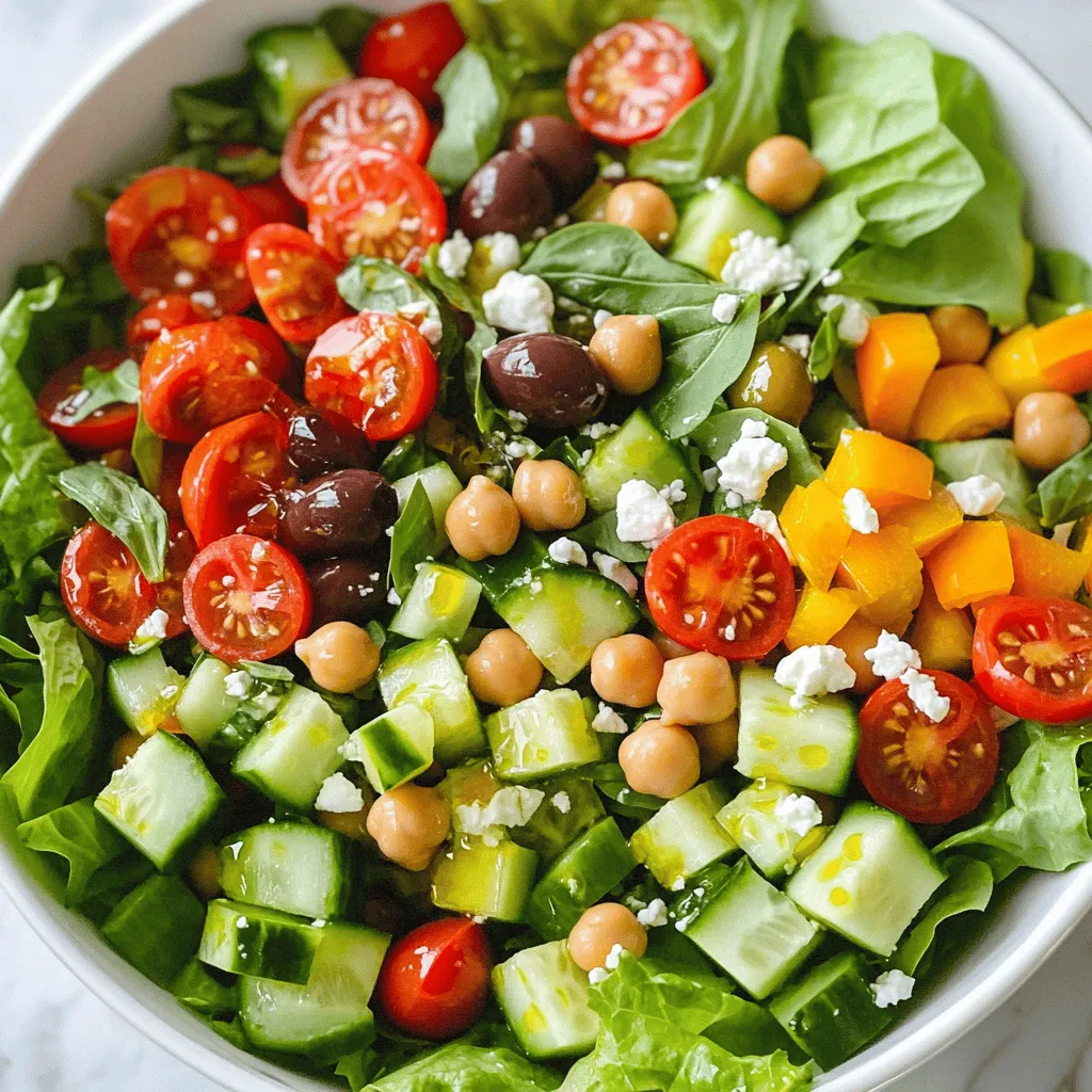 Classic Italian Chopped Salad Fresh and Flavorful Dish