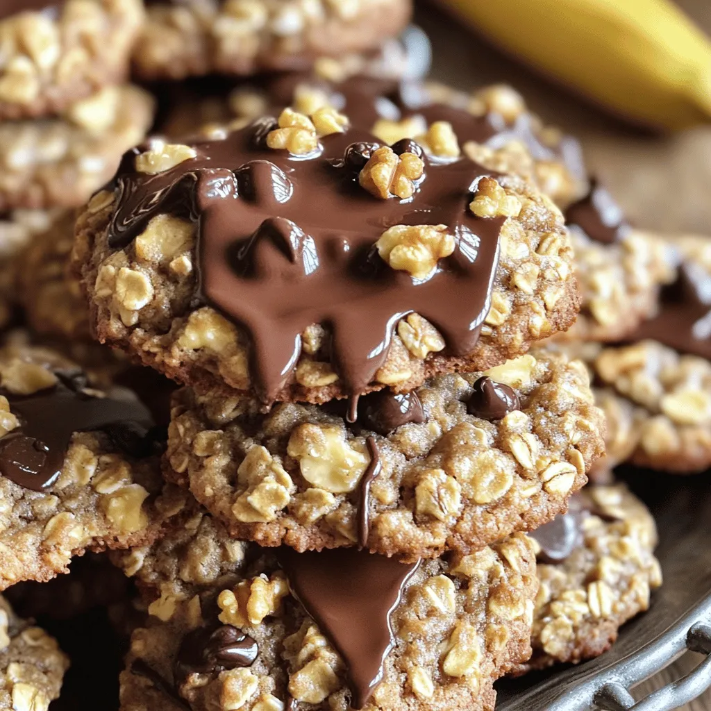 Chocolate Chip Banana Oatmeal Cookies Delightful Treat