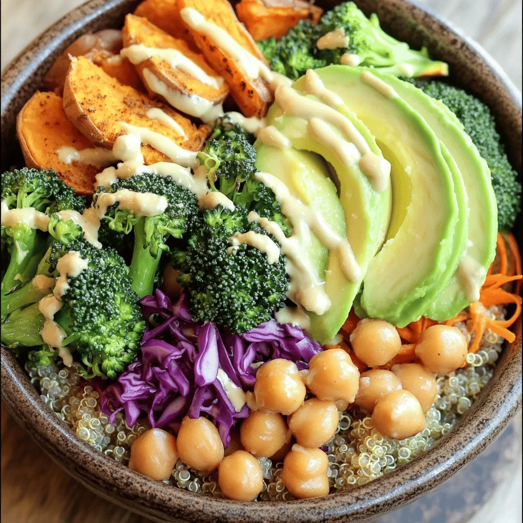 Vegan Buddha Bowl Packed with Flavorful Freshness