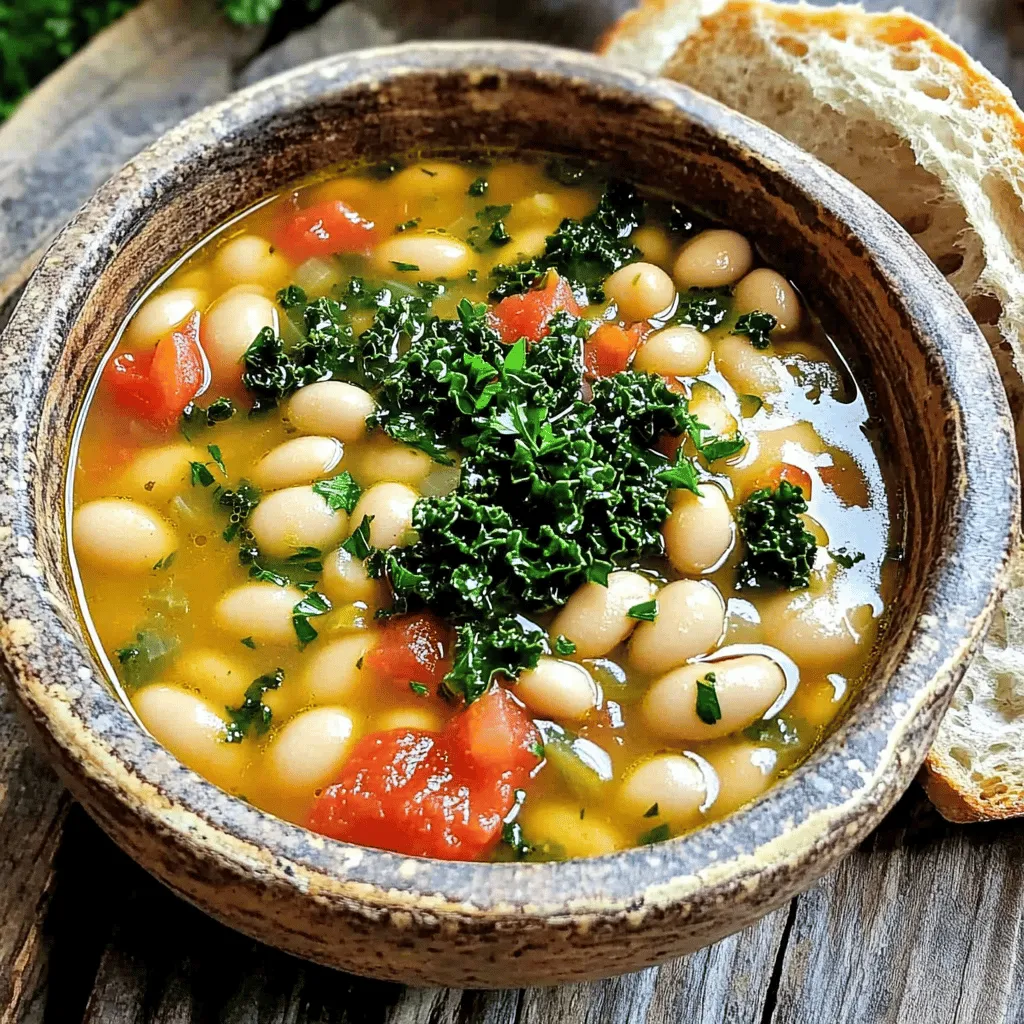 Tuscan White Bean Soup Flavorful and Nourishing Meal