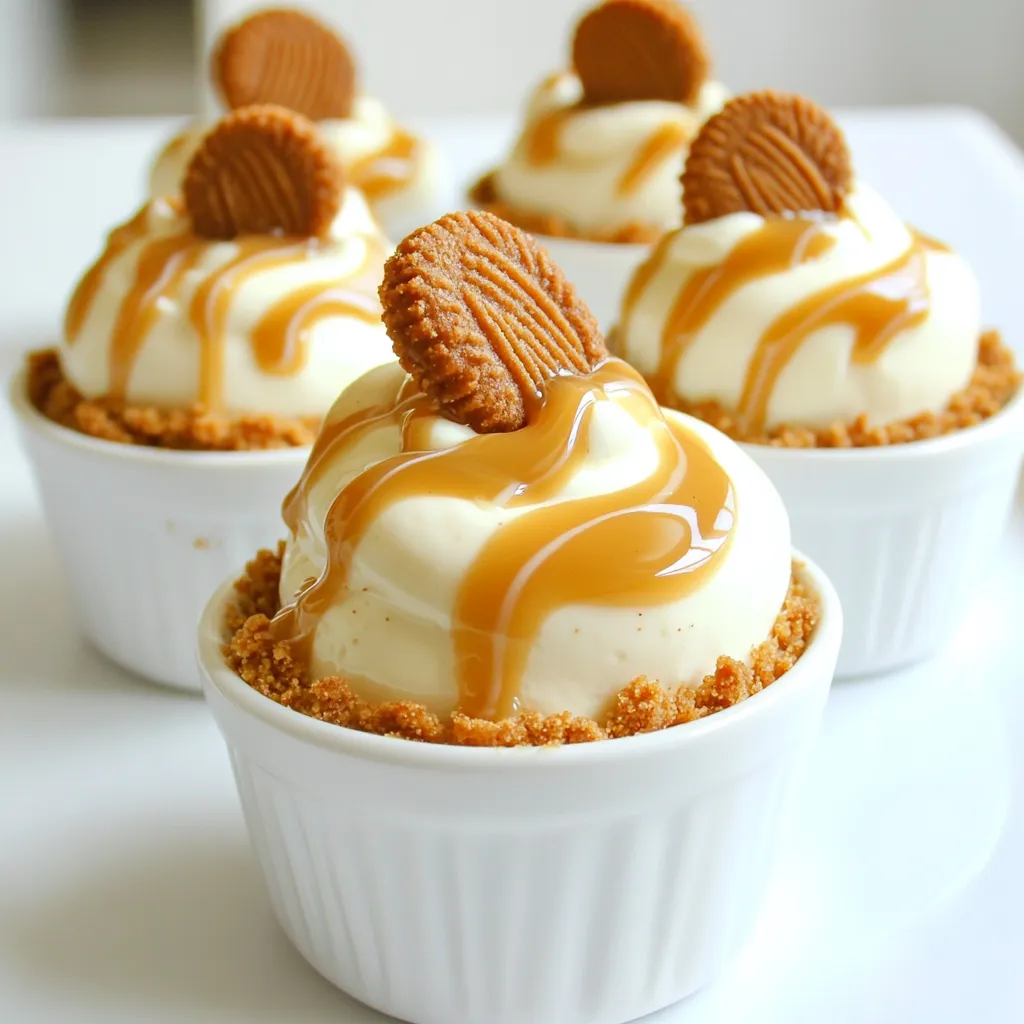 No Bake Biscoff Cheesecake Cups Tasty and Simple Treat