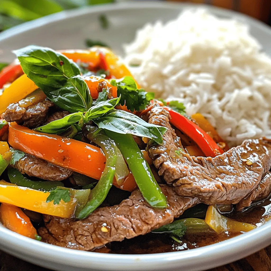 Better-Than-Takeout Thai Basil Beef Simple Recipe