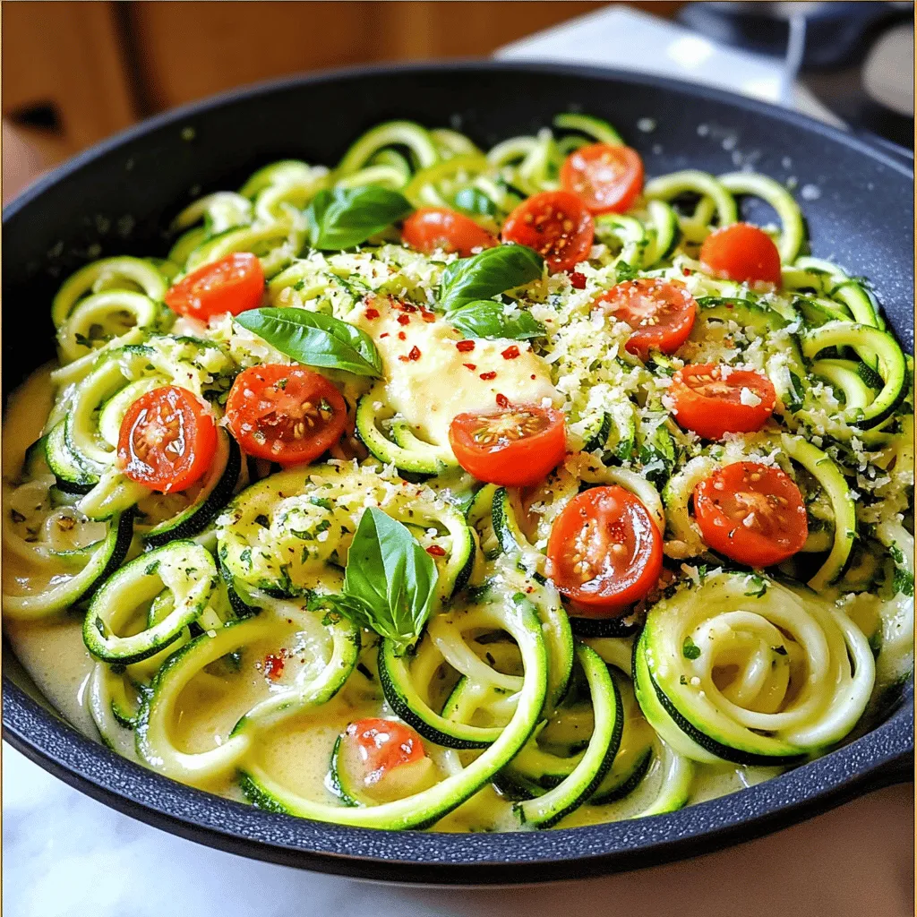 Garlic Butter Zucchini Noodles Flavorful and Easy Dish