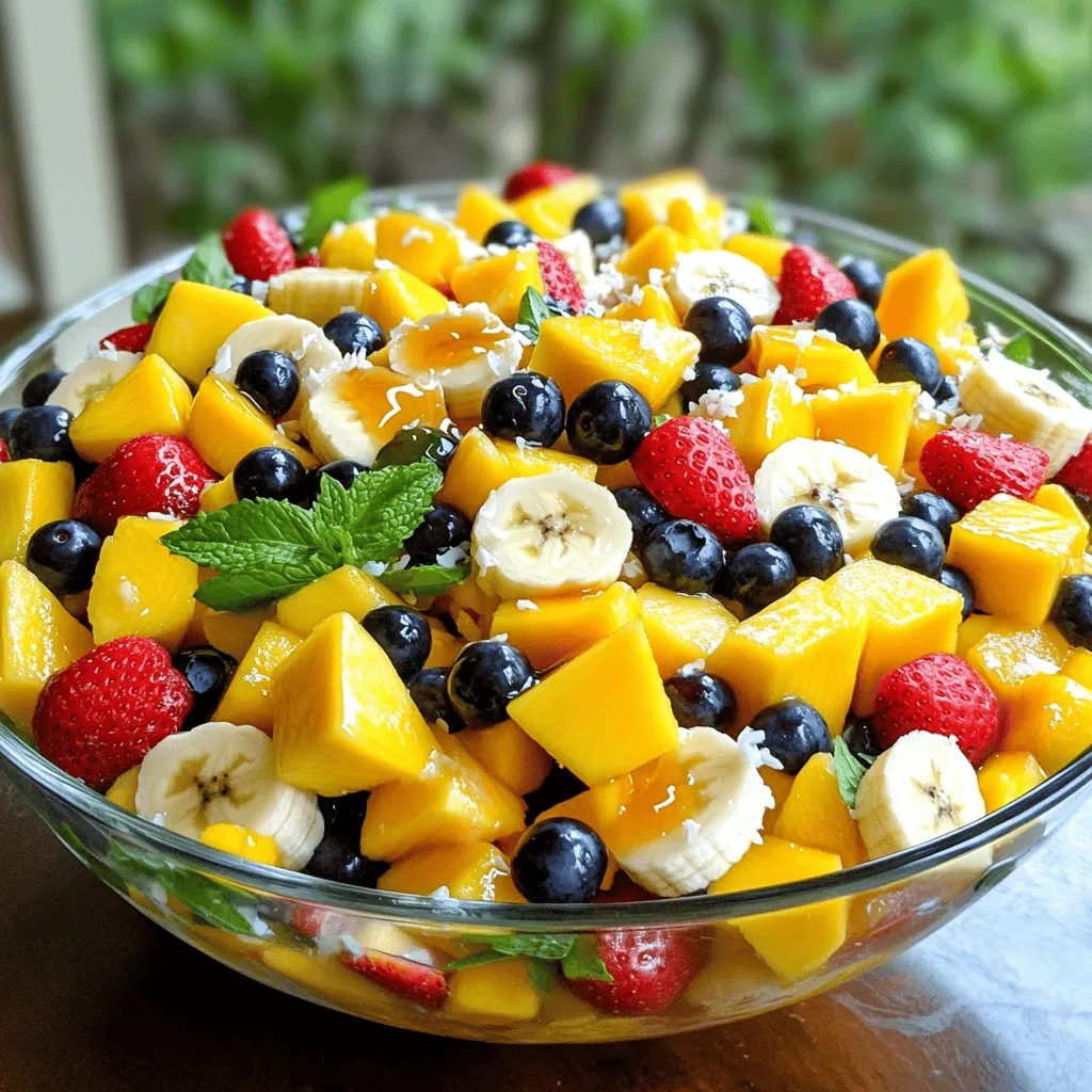 Tropical Fruit Salad Fresh and Flavorful Delight