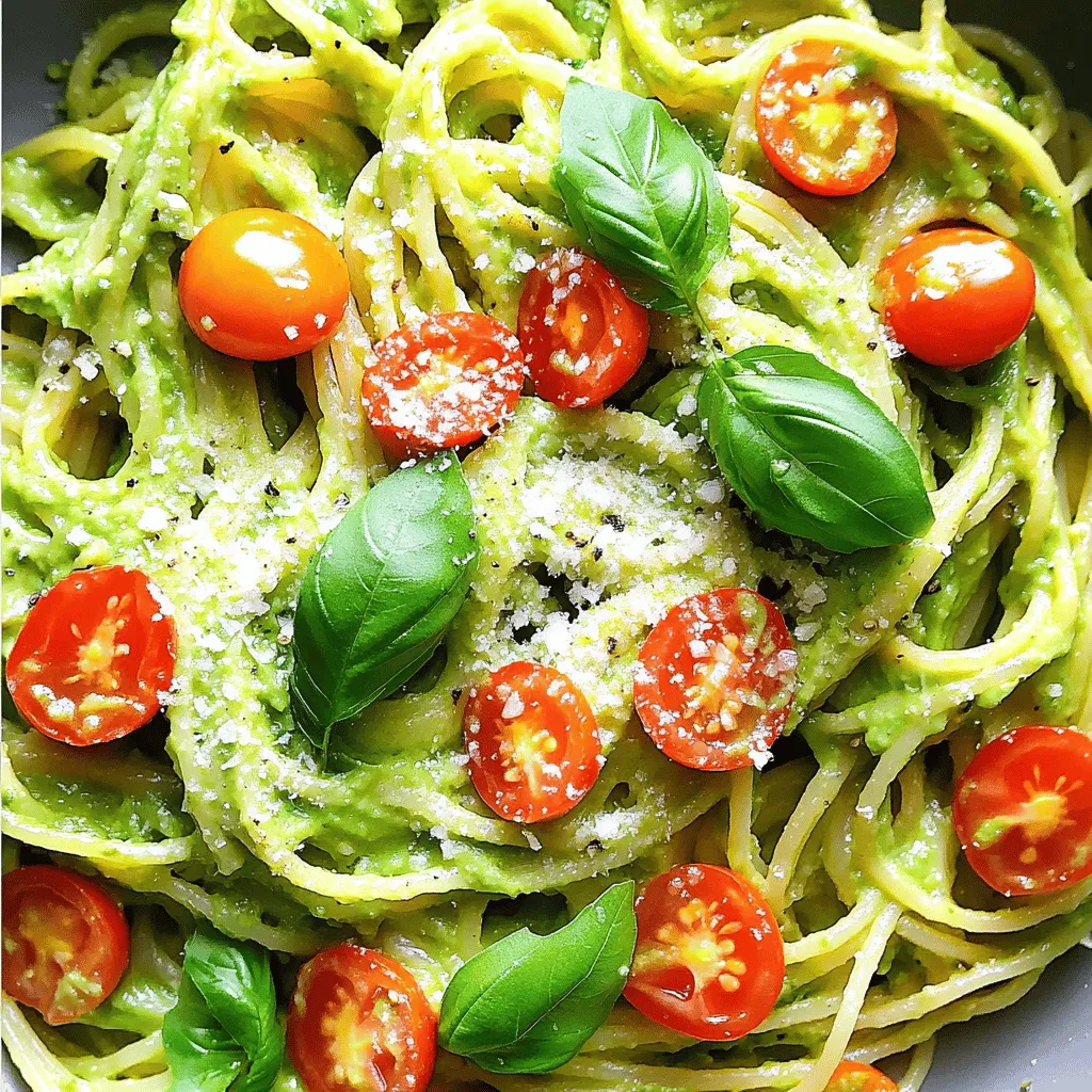 Creamy Avocado Pasta Delicious and Easy Meal Recipe