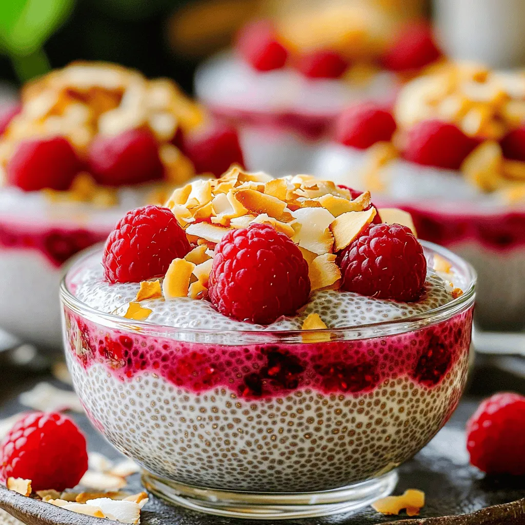 Raspberry Coconut Chia Pudding Simple and Delicious Treat