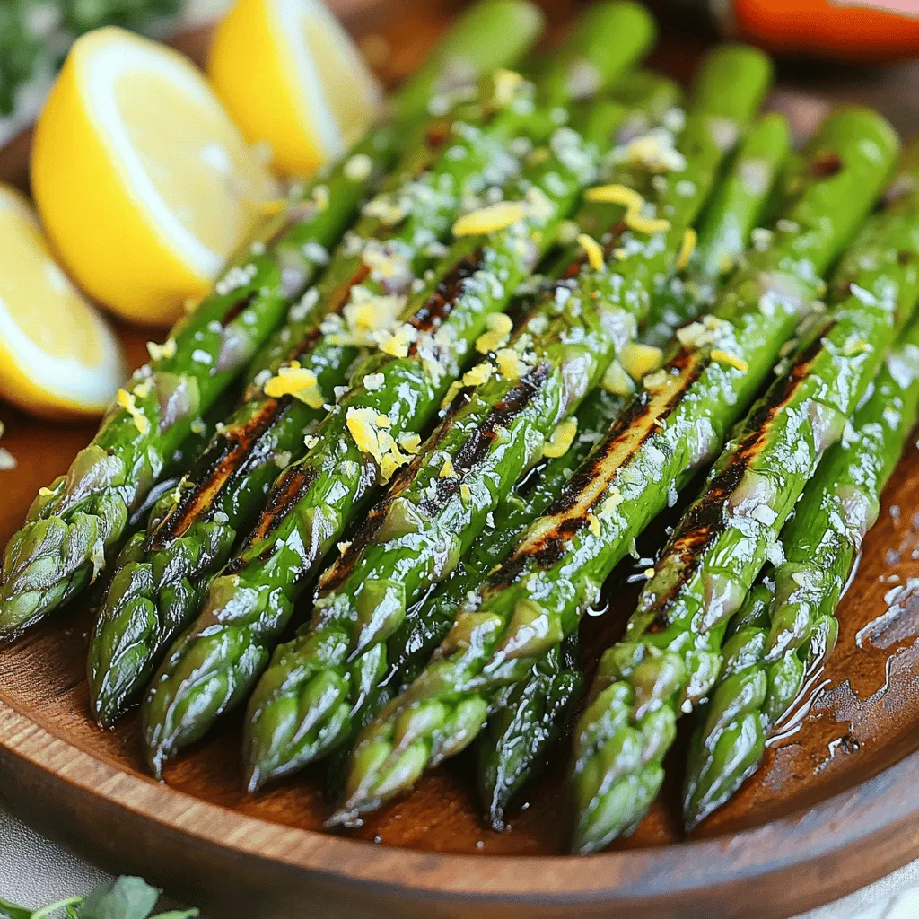 Lemon Herb Grilled Asparagus Vibrant and Fresh Dish