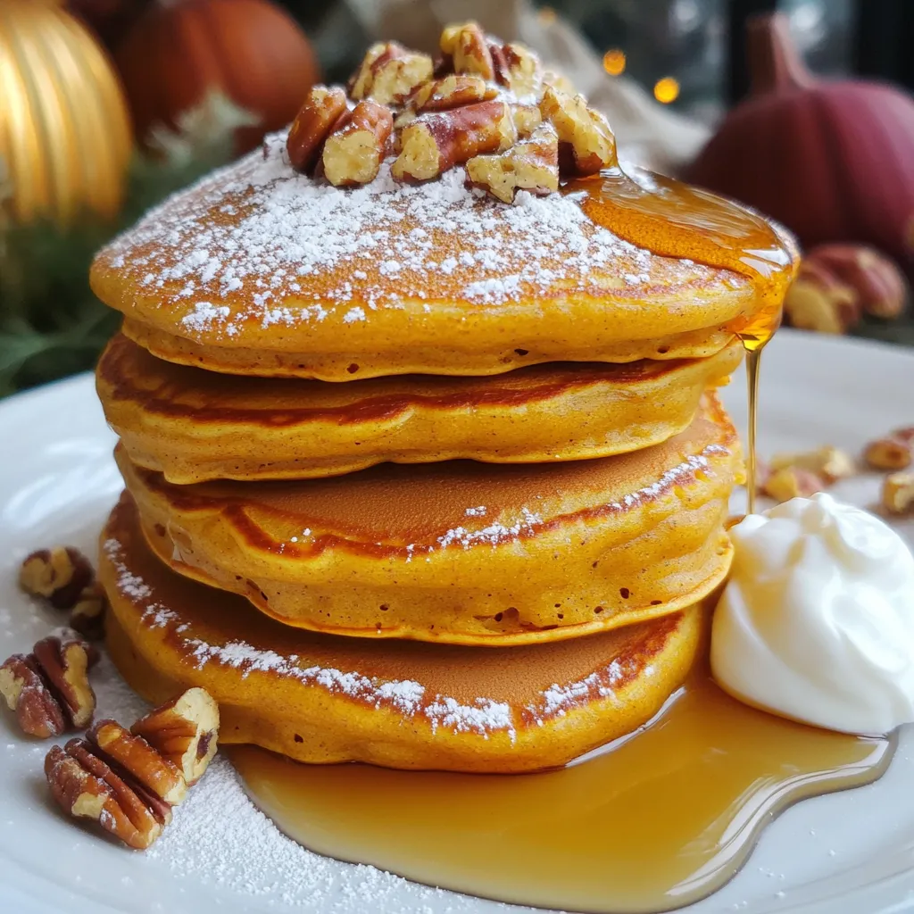 Pumpkin Spice Protein Pancakes Fluffy and Delicious Mix