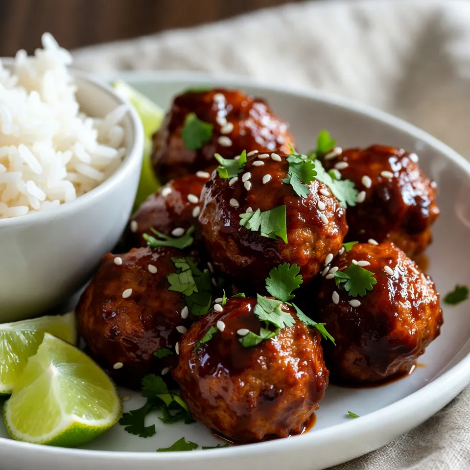 Spicy Asian Chicken Meatballs Flavorful and Easy Recipe