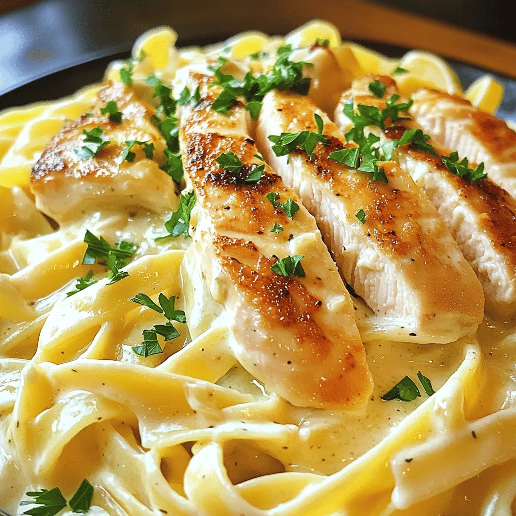 Classic Chicken Alfredo Creamy Pasta Delight Recipe