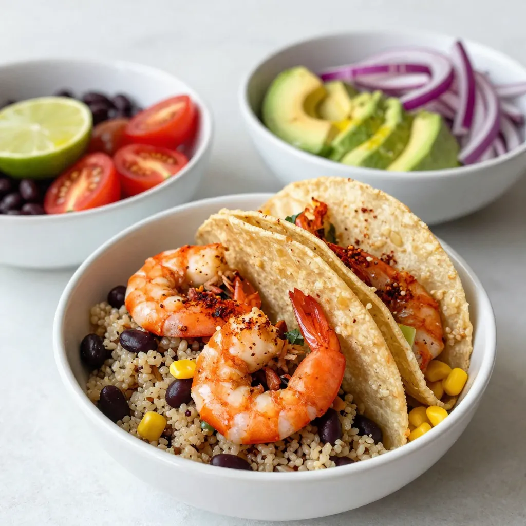 Spicy Shrimp Taco Bowls Flavorful and Simple Meal