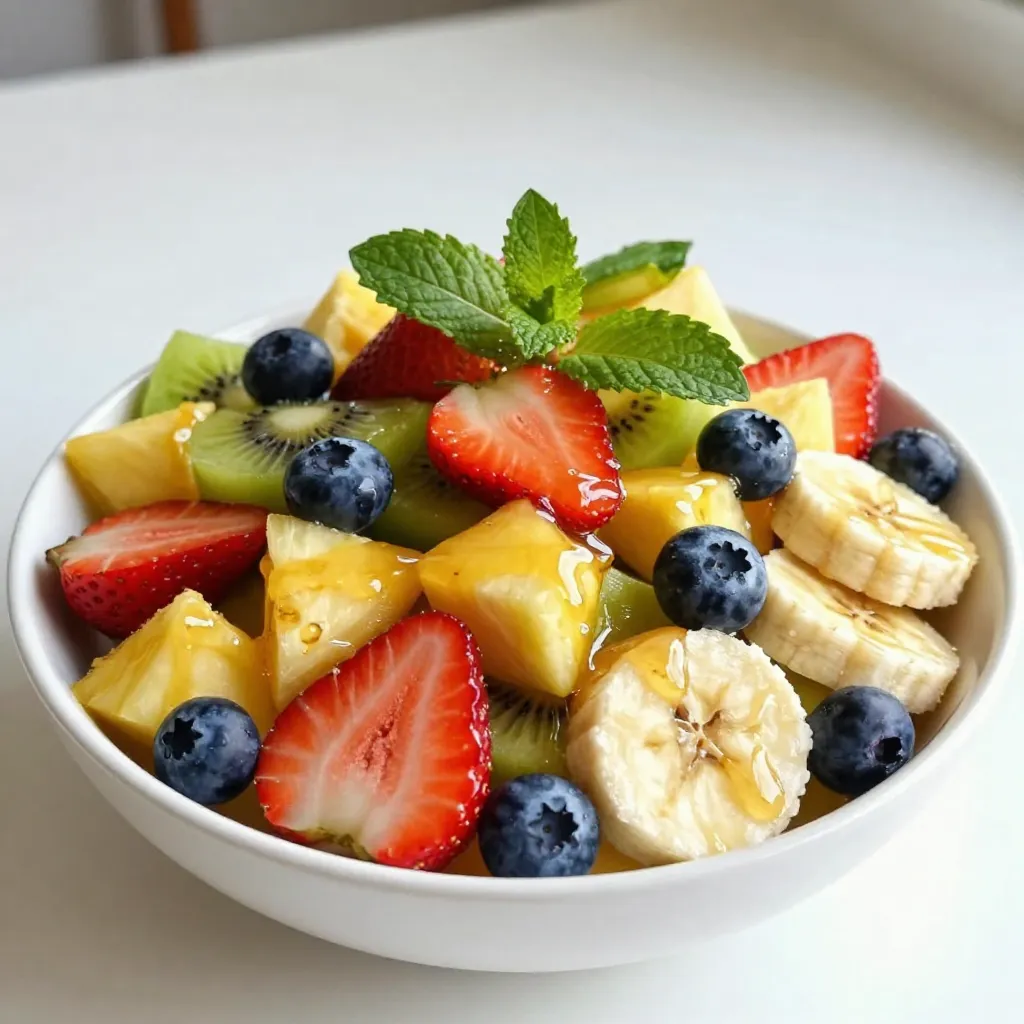 Honey Lime Fruit Salad Refreshing and Sweet Treat