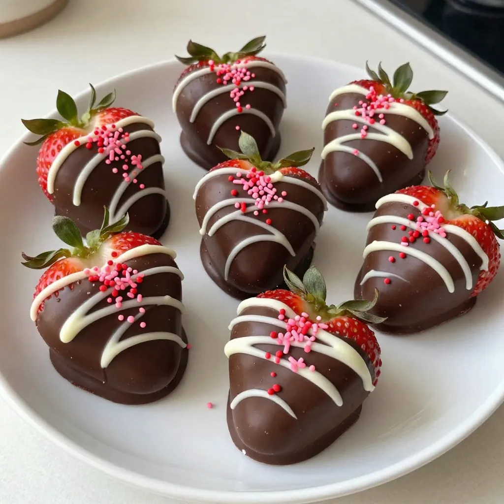 Chocolate Covered Strawberry Hearts Delightful Treat