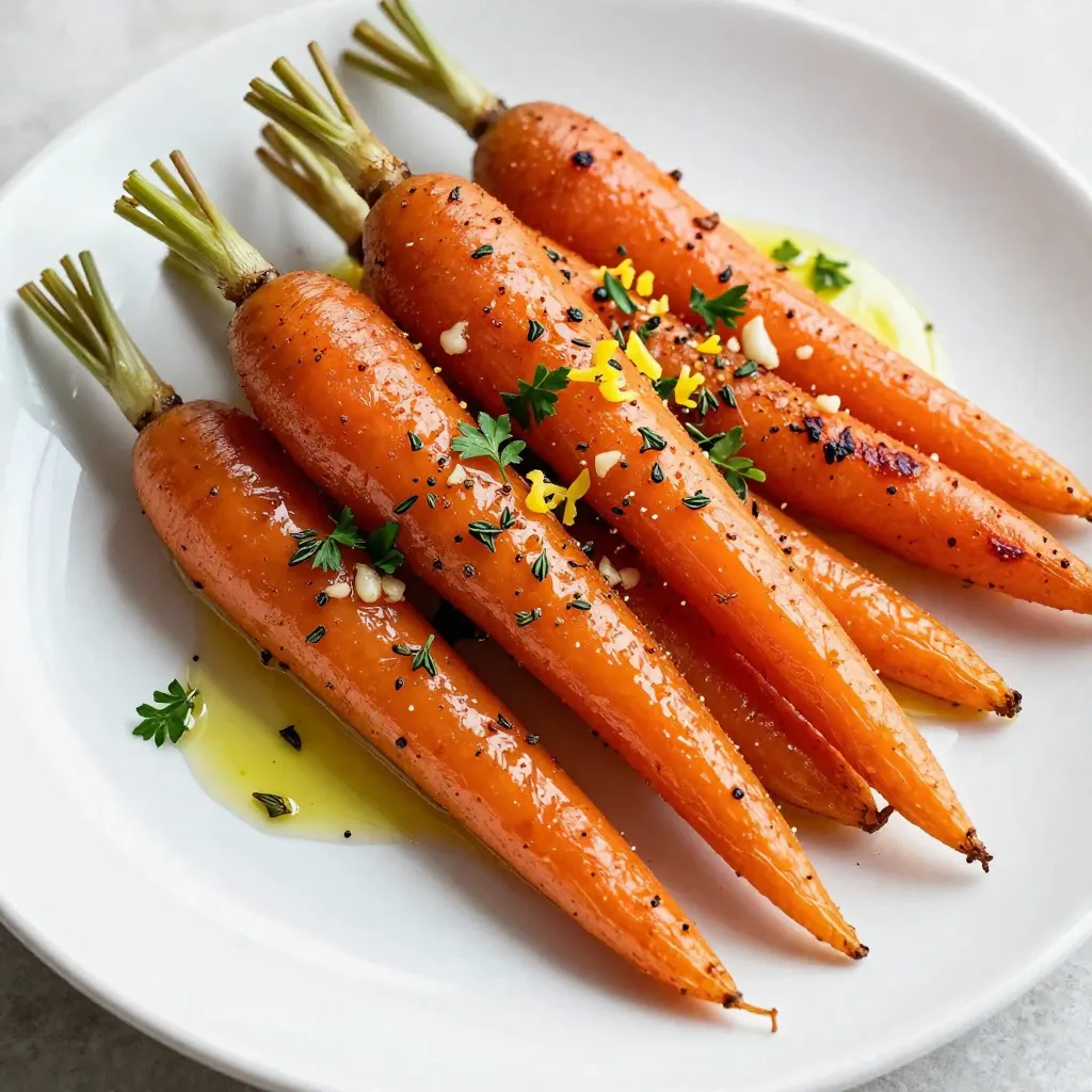 Garlic Herb Roasted Carrots Flavorful and Simple Dish