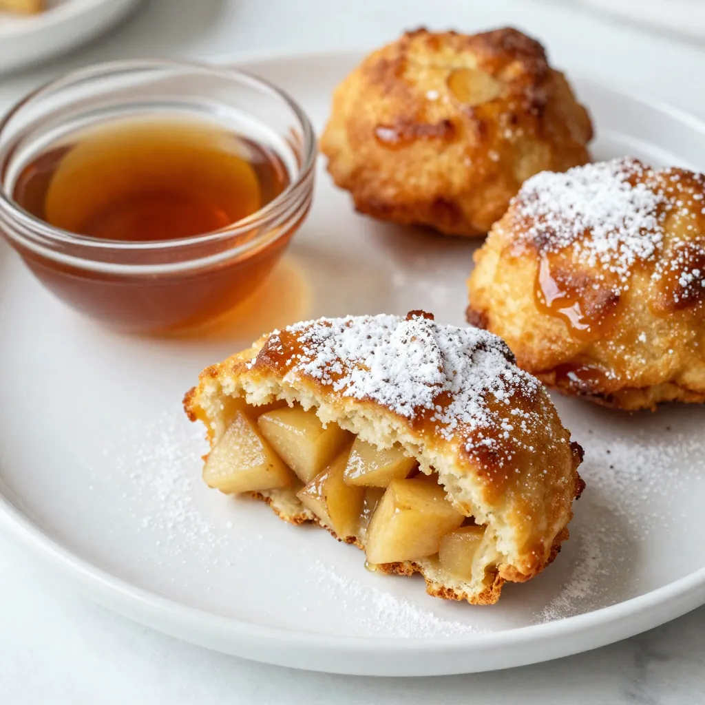 Maple Glazed Apple Fritters Irresistibly Delicious Treat