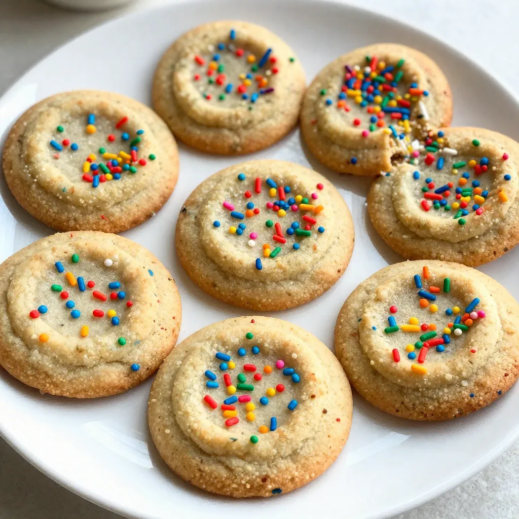 Rainbow Sprinkle Sugar Cookies Simple and Fun Treat