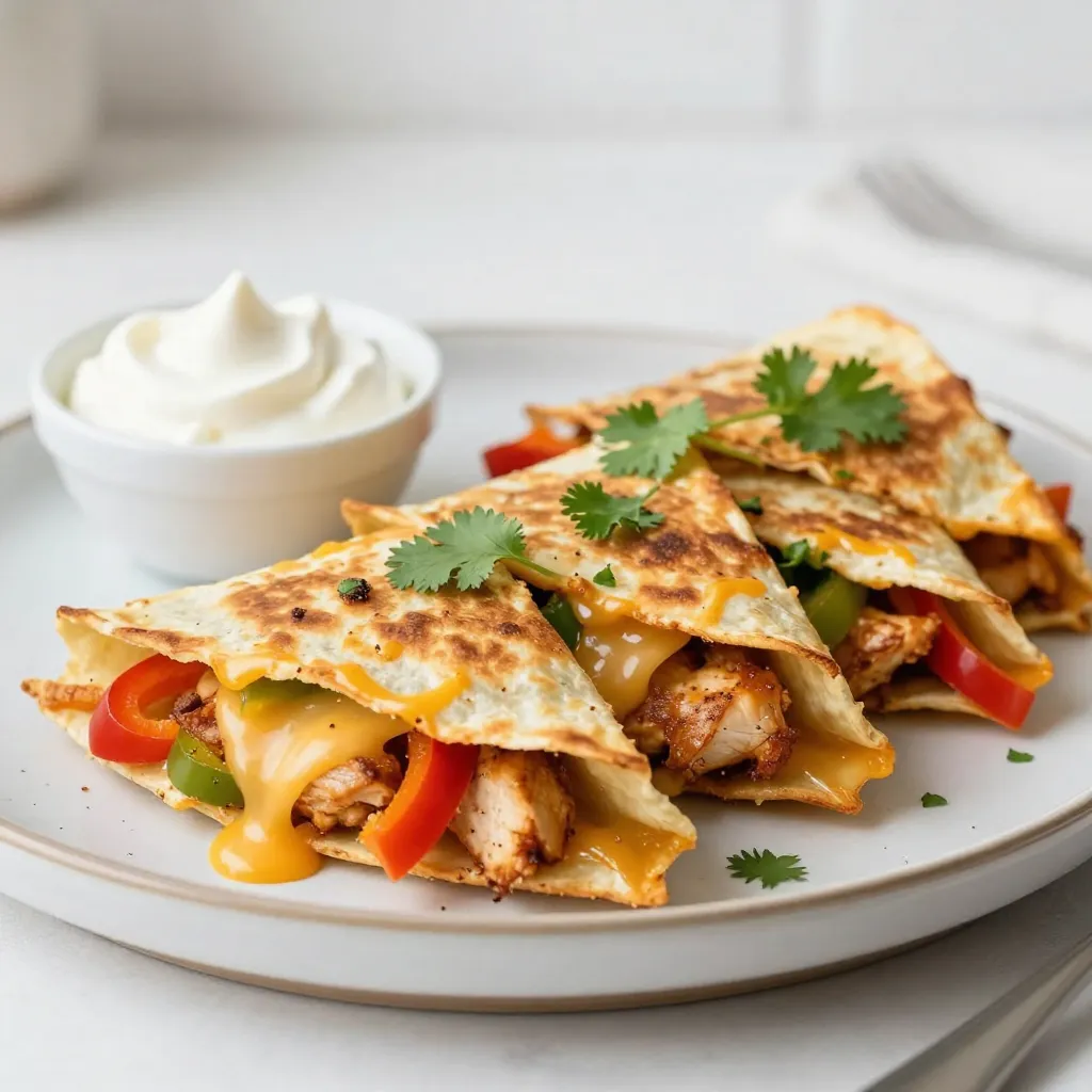 Honey Garlic Chicken Quesadillas Flavorful Easy Meal