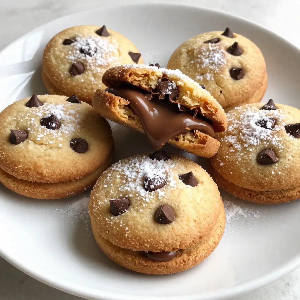Nutella Stuffed Cookies Sweet and Decadent Delight