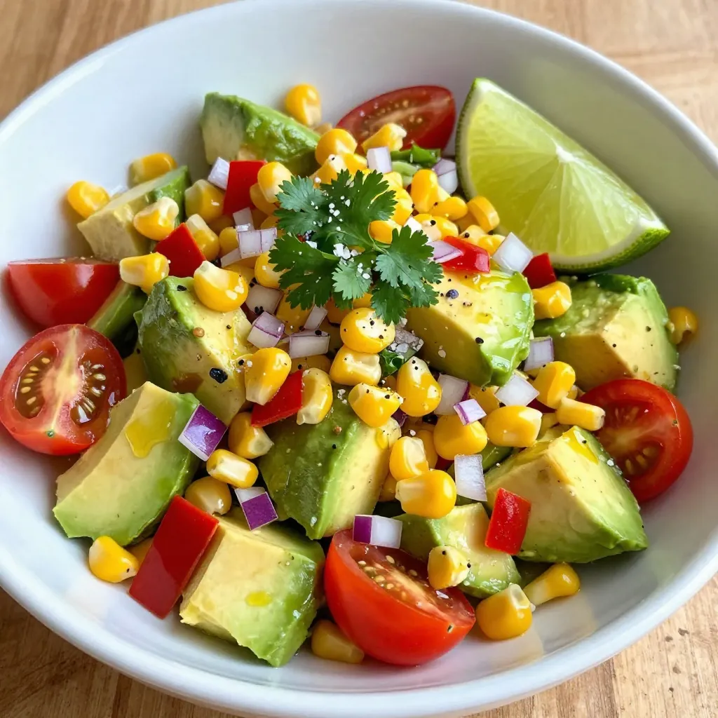 Avocado Corn Salad Fresh and Flavorful Recipe