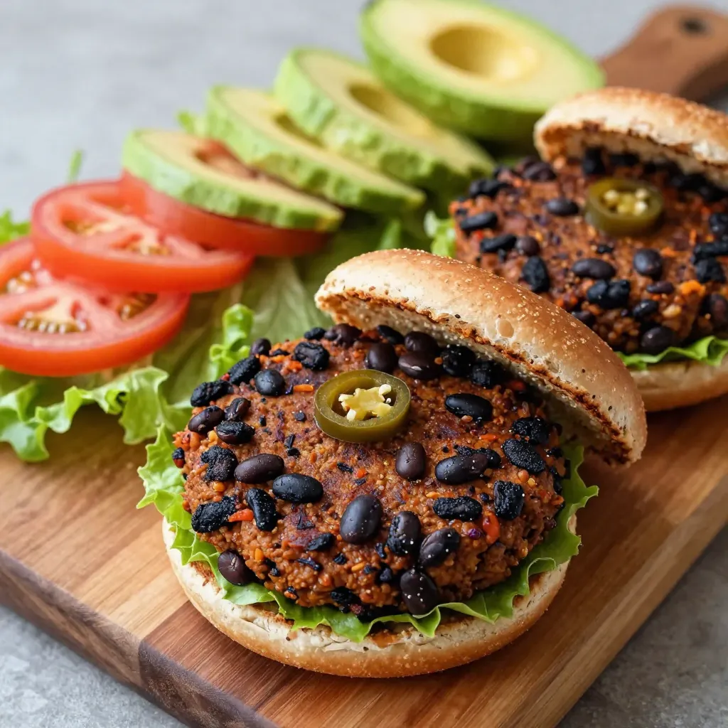 Spicy Black Bean Burgers Flavorful and Healthy Recipe