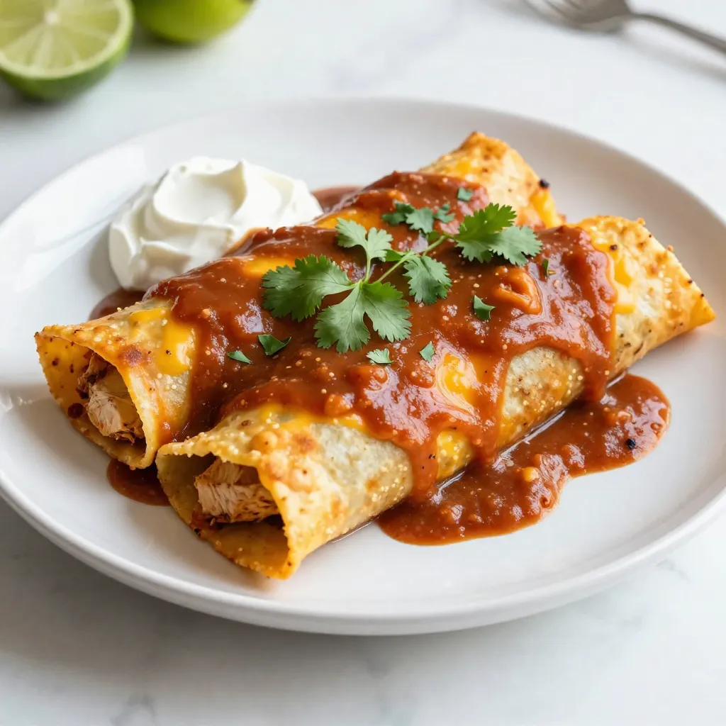 Honey Lime Chicken Enchiladas Bursting with Flavor