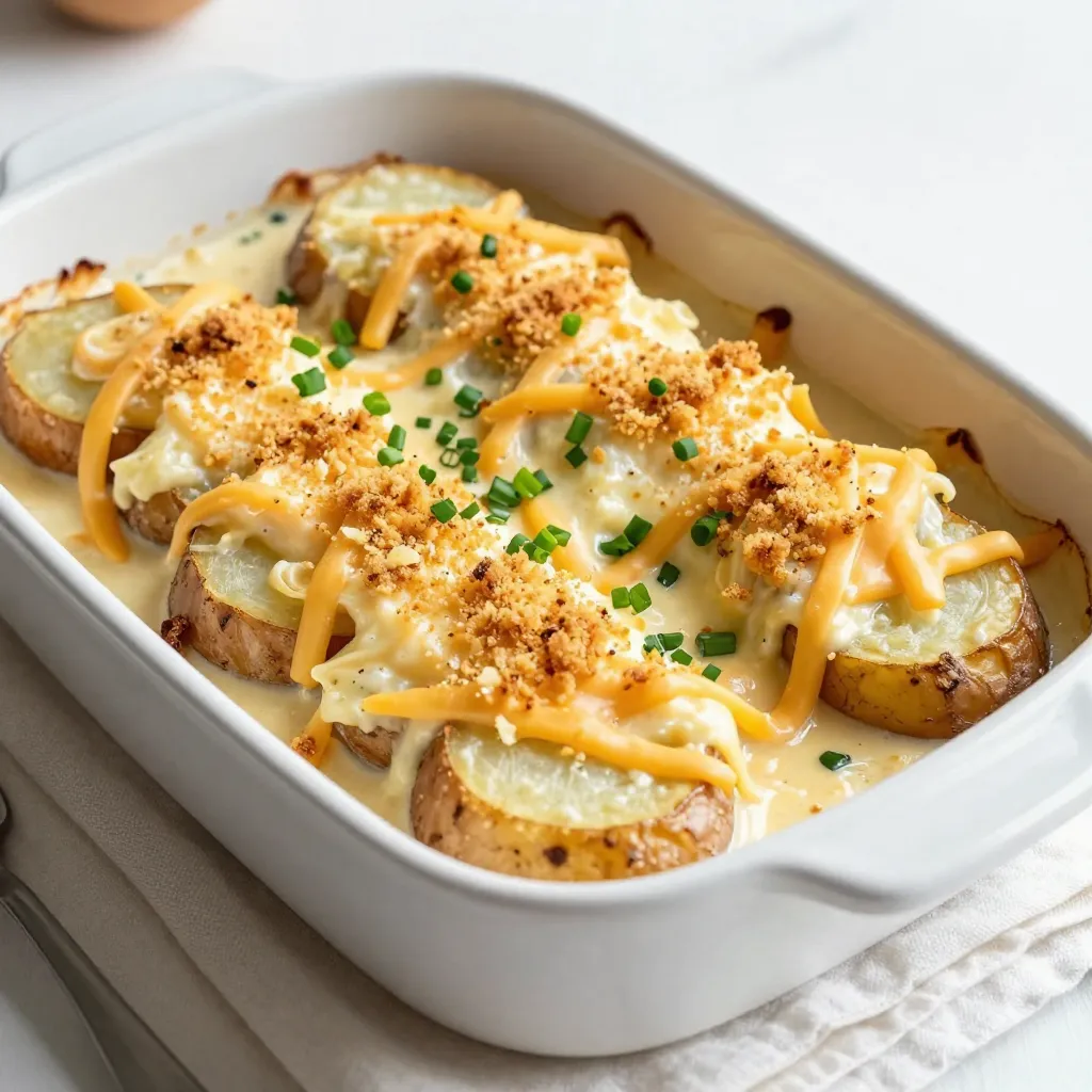 Cheesy Garlic Scalloped Potatoes Flavorful Comfort Food