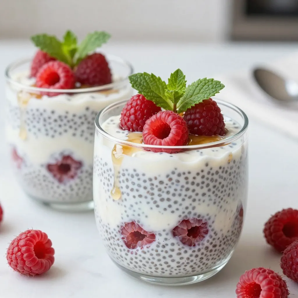 Raspberry Vanilla Chia Pudding Simple and Delicious Treat