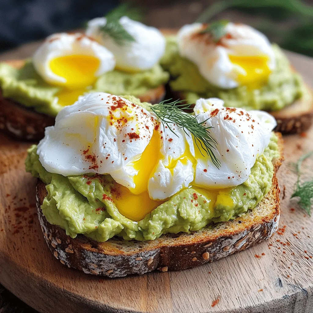 Avocado Toast with Poached Egg Energizing Breakfast Delight