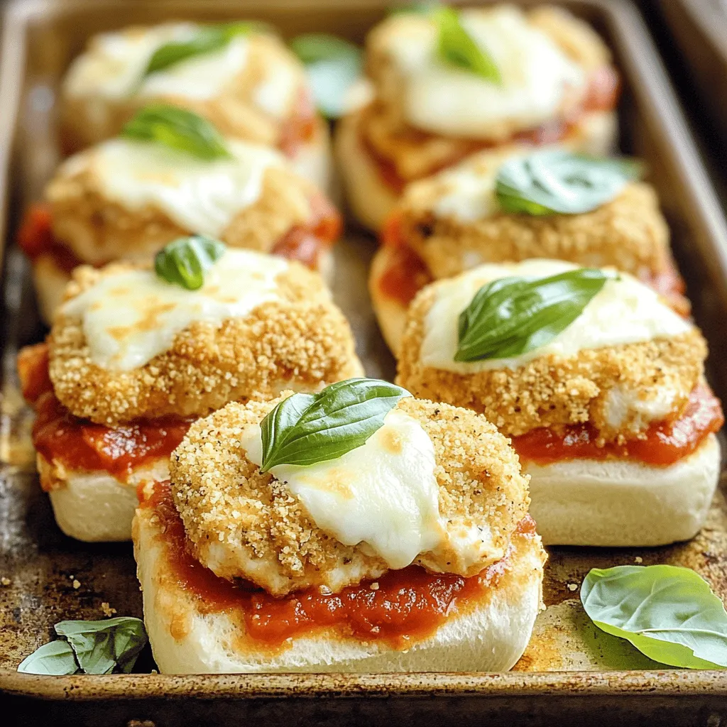 Savory Chicken Parmesan Sliders Easy and Flavorful Meal