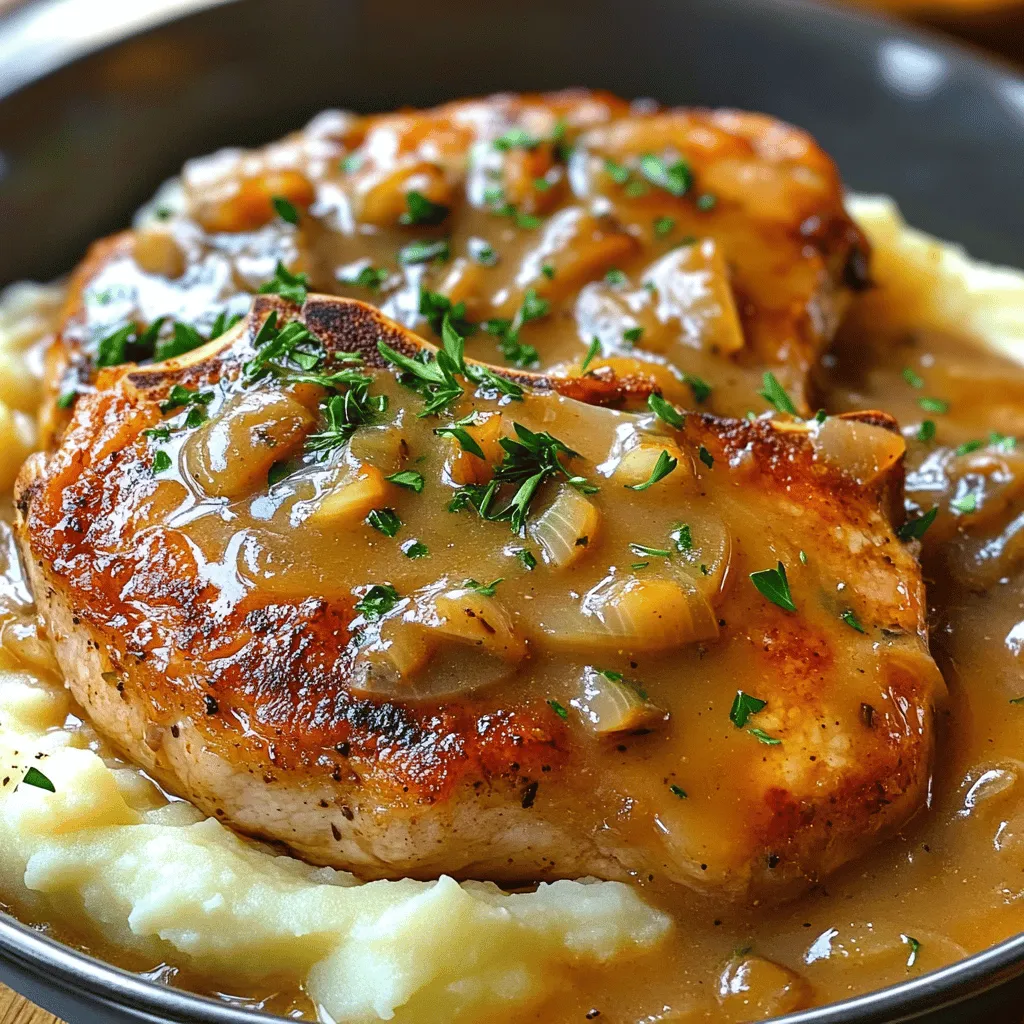 Irresistible Smothered Boneless Pork Chops Recipe