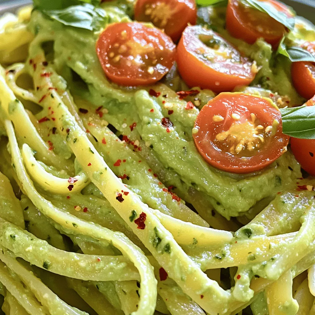 Creamy Avocado Pasta Quick and Tasty Weeknight Meal