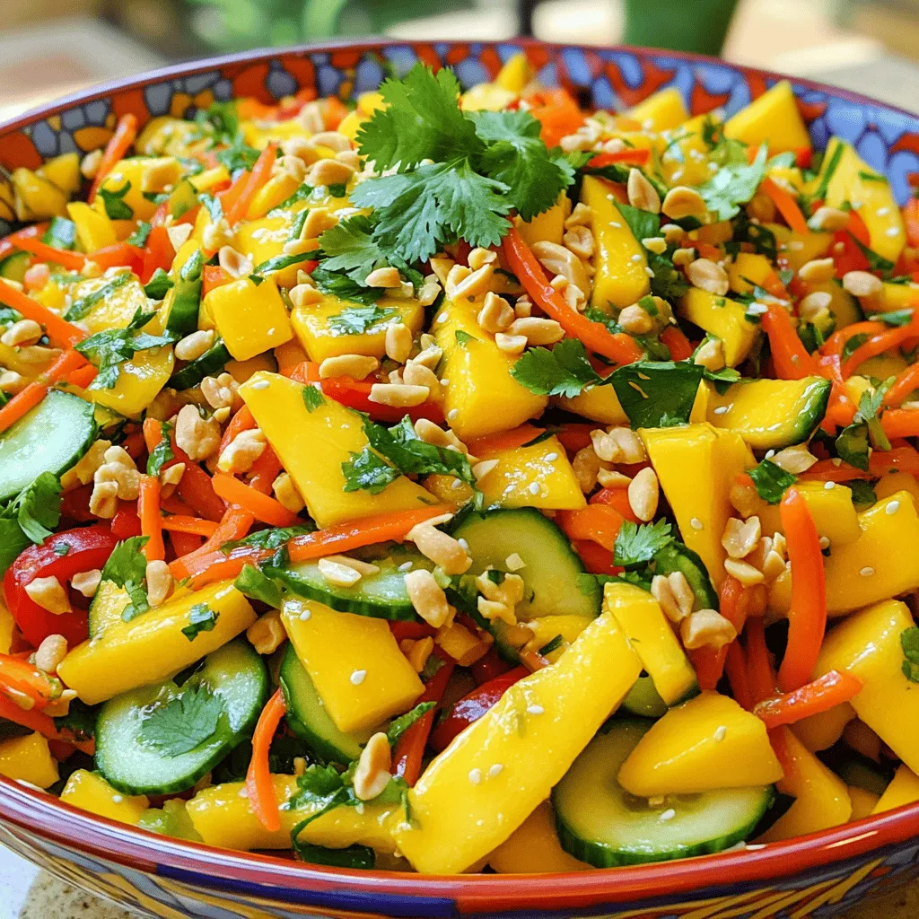 Thai Mango Salad Fresh and Flavorful Delight