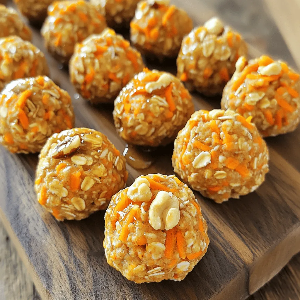 Carrot Cake Energy Bites Tasty and Nutritious Snack