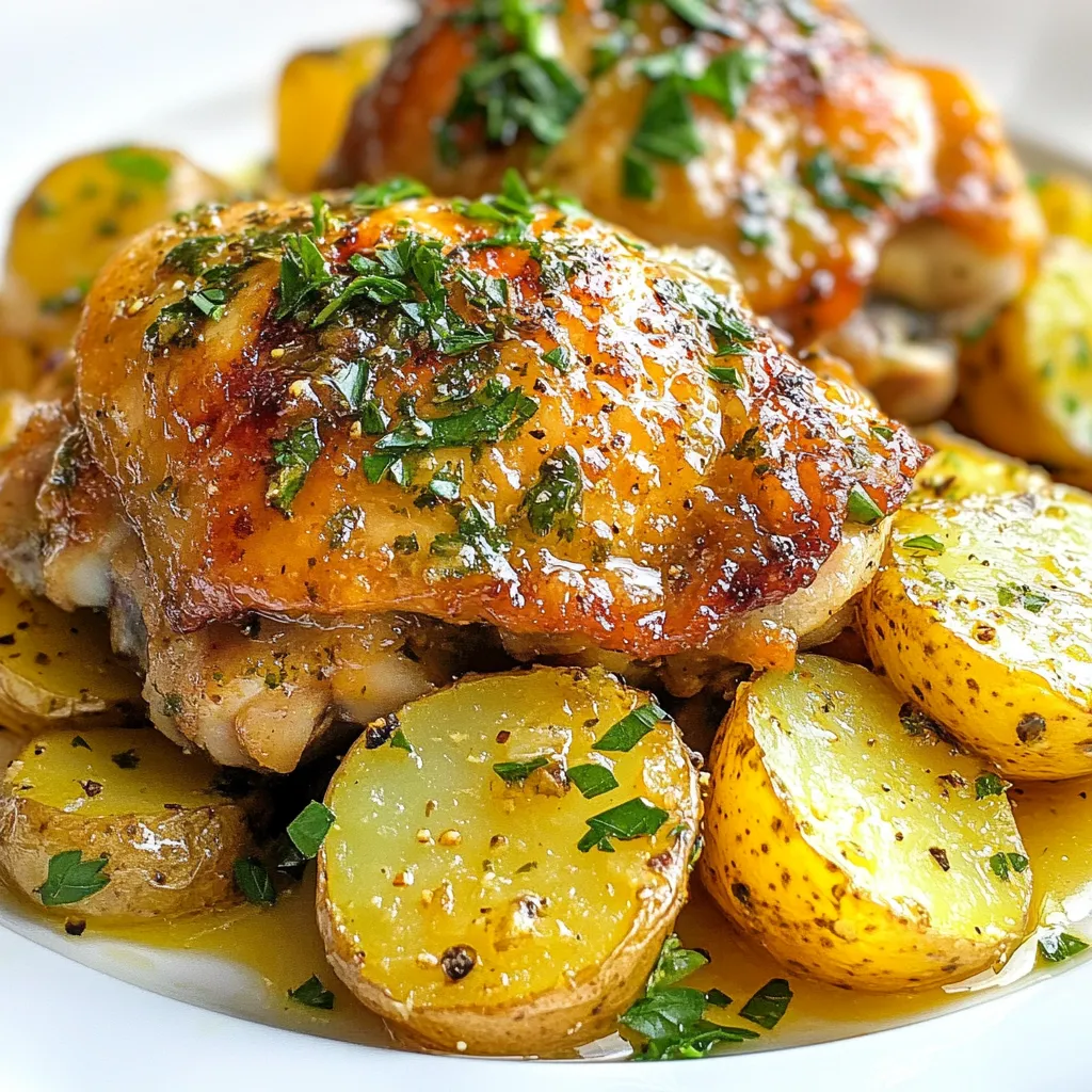 Greek Lemon Chicken Potatoes Flavorful Home Classic