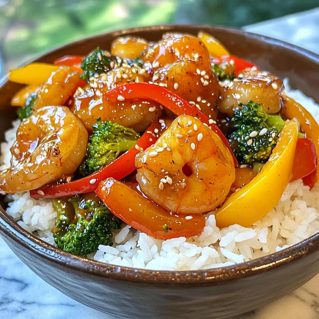 Honey Garlic Shrimp Stir Fry Simple and Tasty Meal