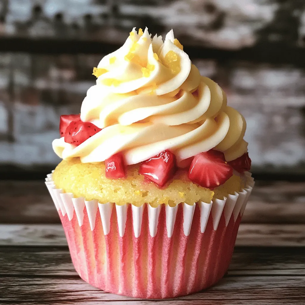 Strawberry Lemonade Cupcakes Easy and Flavorful Recipe