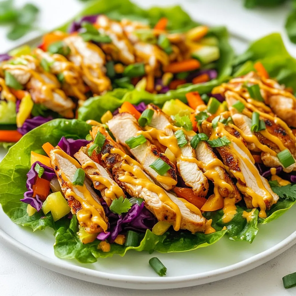 Thai Peanut Chicken Wraps Flavorful and Easy Meal