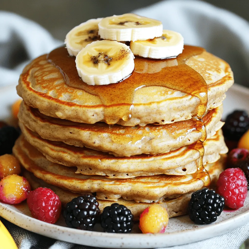 Healthy Banana Oat Pancakes Simple and Tasty Meal