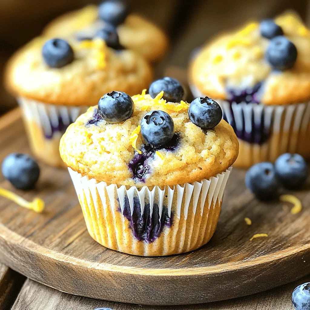 Blueberry Lemon Energy Muffins Simple and Tasty Boost