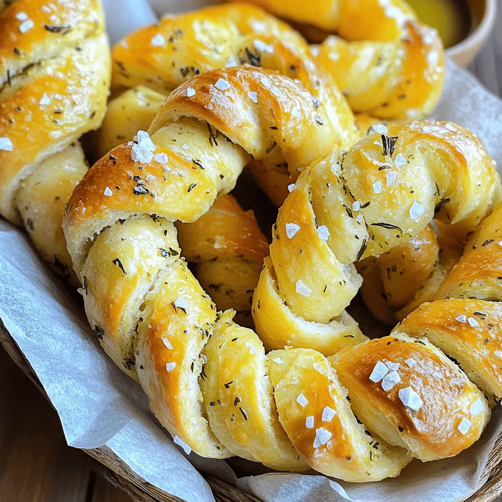 Garlic Herb Bread Twists Flavorful and Easy Recipe