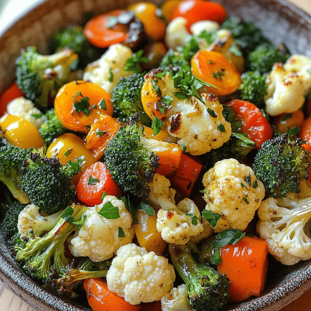Garlic Herb Roasted Vegetables Flavorful and Easy Dish