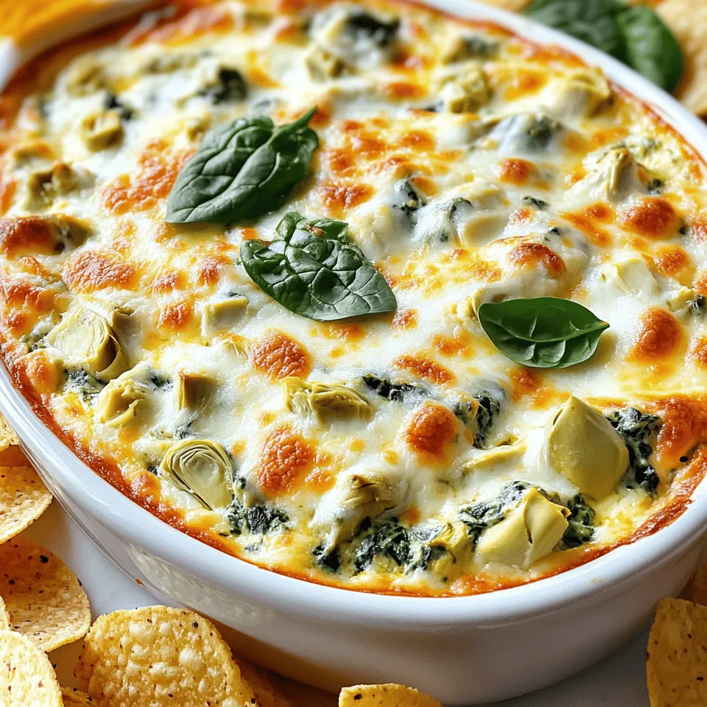 Easy Spinach Artichoke Dip Simple and Tasty Recipe