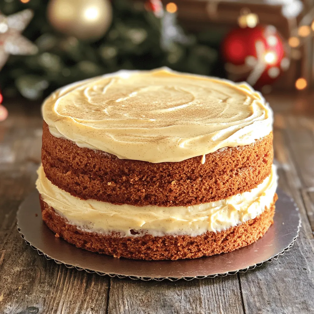 Eggnog Cake Delightful Festive Flavor to Savor