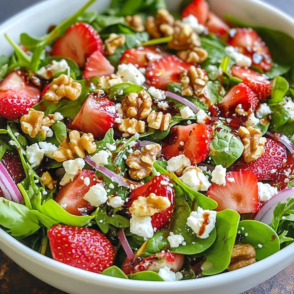 Strawberry Fields Salad Fresh and Flavorful Delight