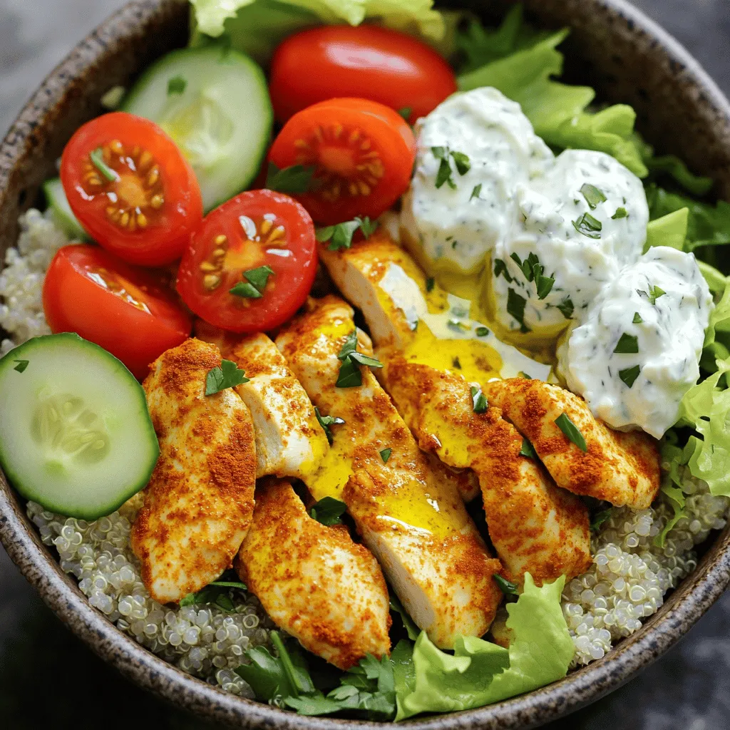 Easy Chicken Shawarma Bowls Flavorful and Quick Meal