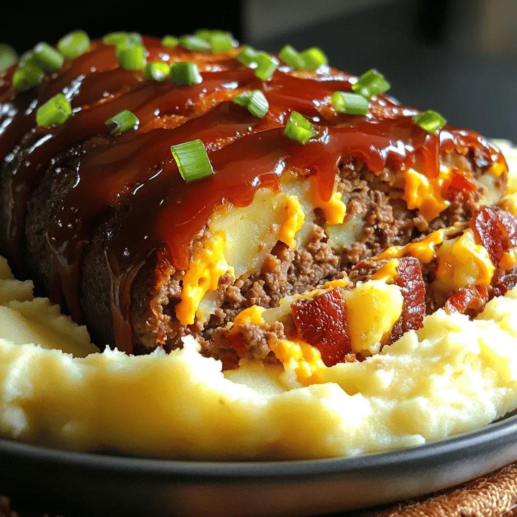 Loaded Potato Meatloaf Delightful and Hearty Dish