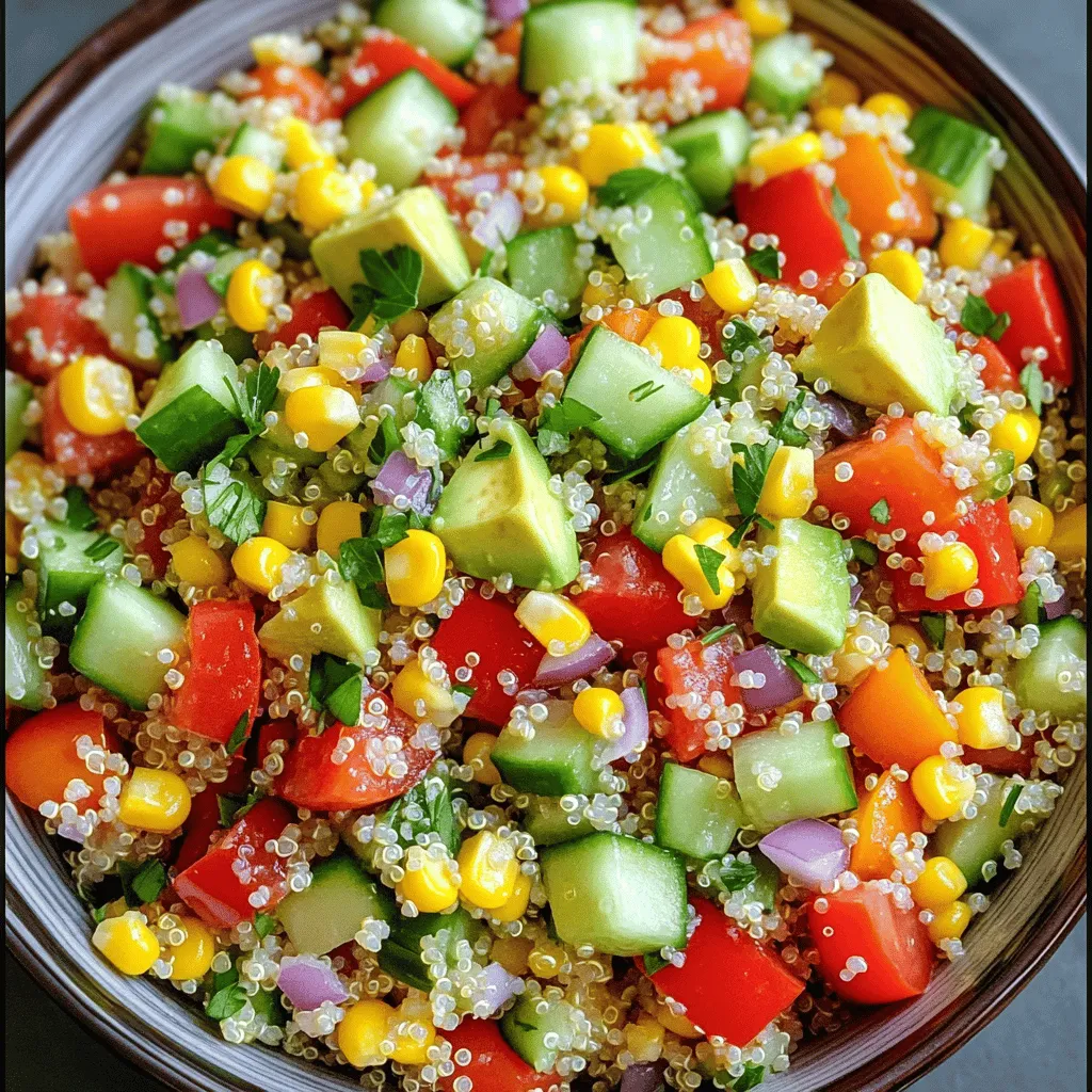 Vegetable Quinoa Salad Fresh and Flavorful Delight