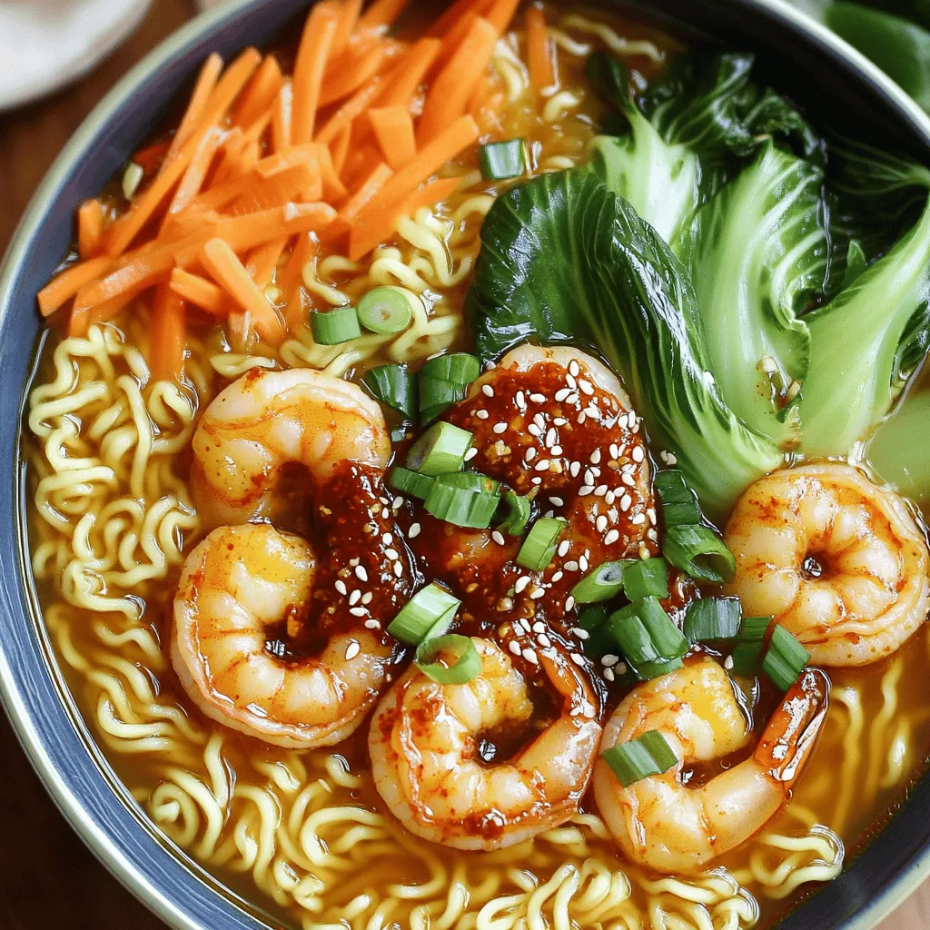 Chili Garlic Shrimp Ramen Bold and Flavorful Delight