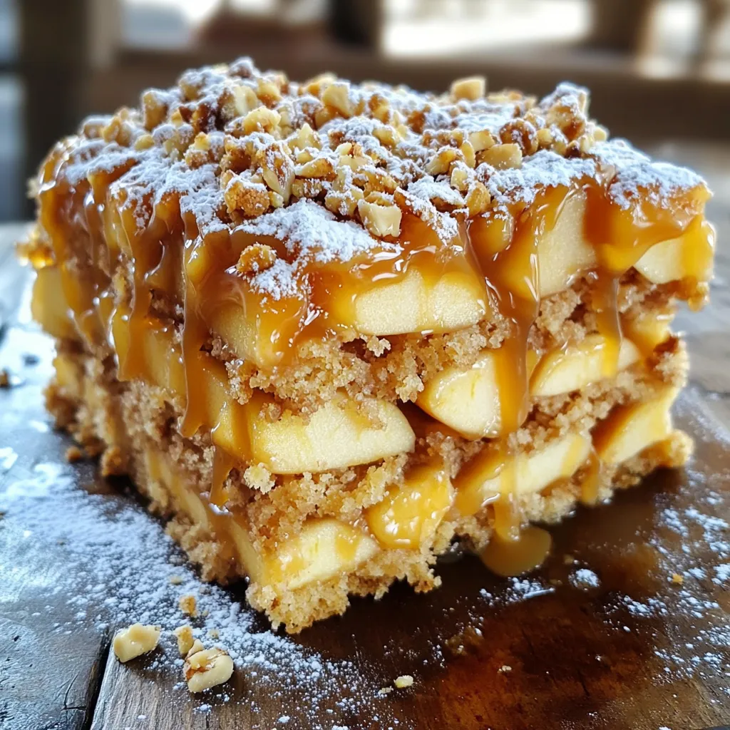 Caramel Apple Crumble Coffee Cake Delightful Recipe